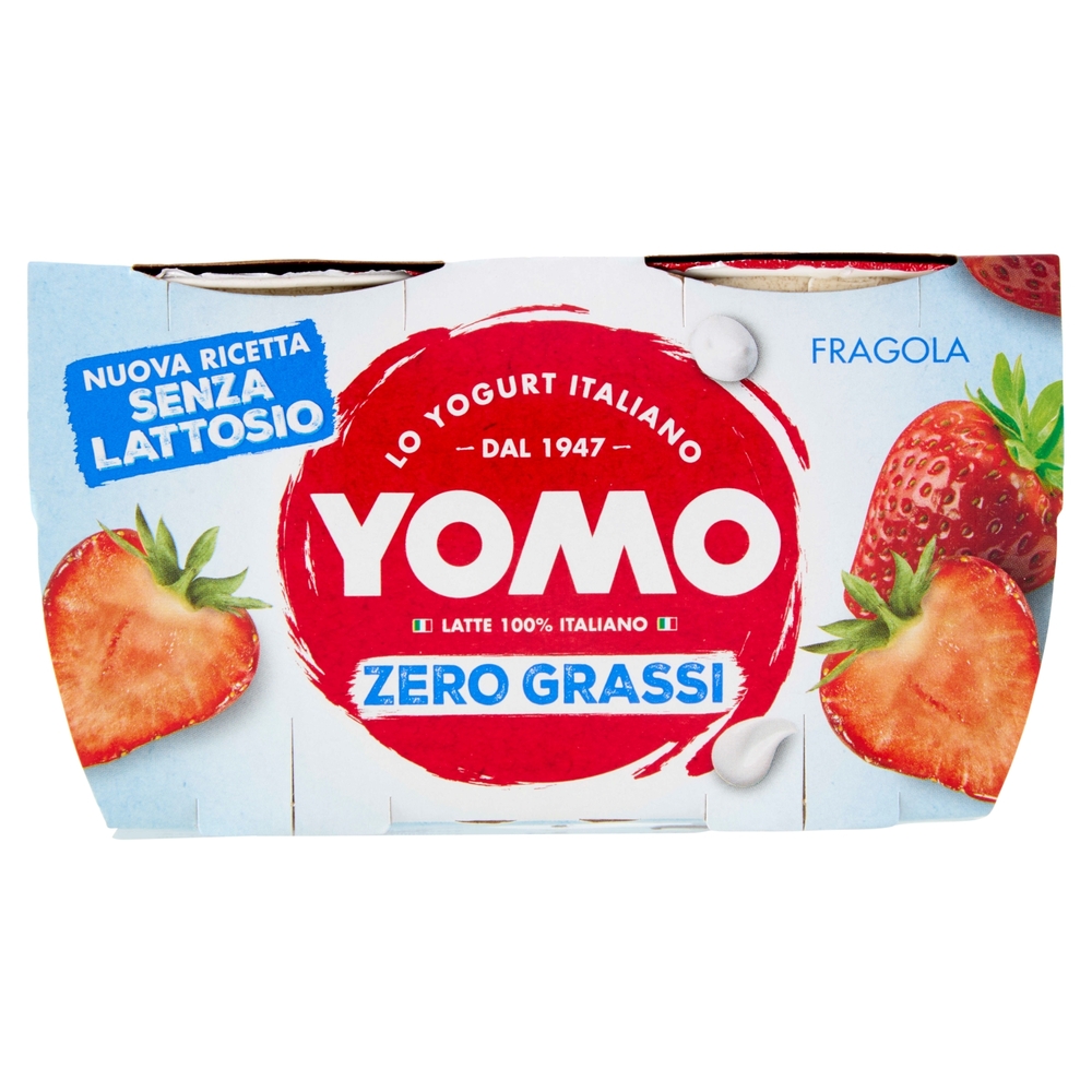 Yomo Zero Grassi Fragola 2 x 125 g